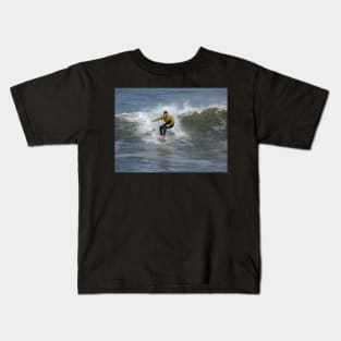 Saltburn Surfing #1 Kids T-Shirt